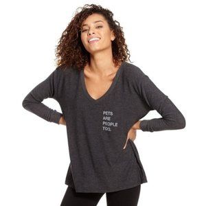 Good hYOUman Pets Are People Too Grey Long Sleeve